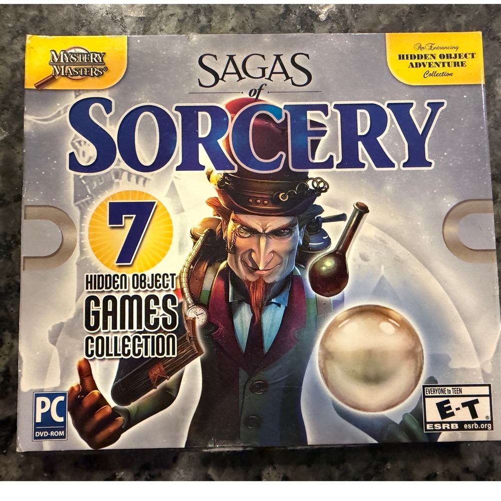 Mystery Masters Sagas of Sorcery 7 Hidden Object Games PC DVD-ROM 2016 Encore